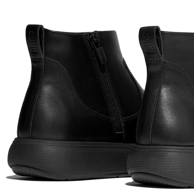 FitFlop Iq-comff leather zip ankle boots E2Z large