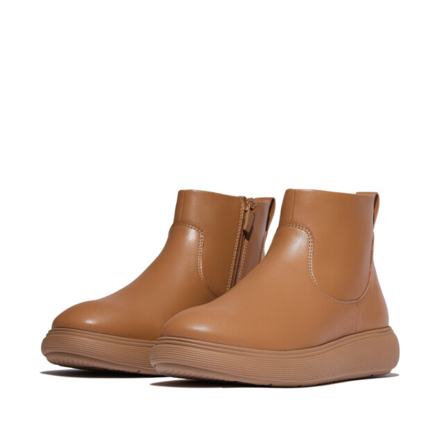 FitFlop Iq-comff leather zip ankle boots E2Z large