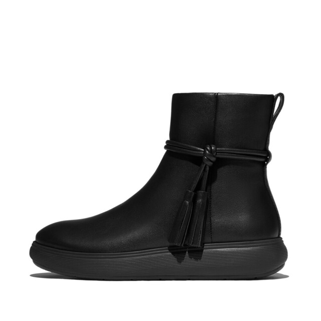 FitFlop Iq-comff tassel leather short boots E3A large
