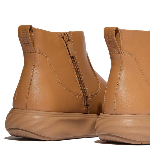 FitFlop Iq-comff leather zip ankle boots E2Z large