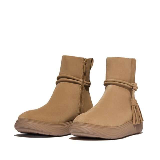 FitFlop Iq-comff tassel suede short boots E3B large