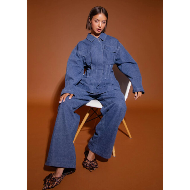 Studio Amaya Jack jasje denim getailleerd 9614061175112 large