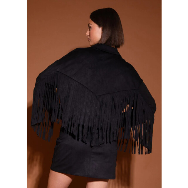 Studio Amaya Ilva jasje franjes suede 9614044660040 large