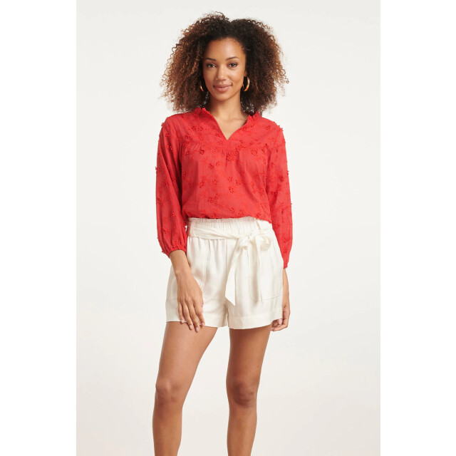 Smashed Lemon 24116 top met 3d bloemenpatroon | 24116-450-S large