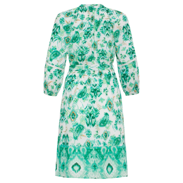 Smashed Lemon 24140 fris ornamentprint jurk met v-hals | 24140-000-998 large