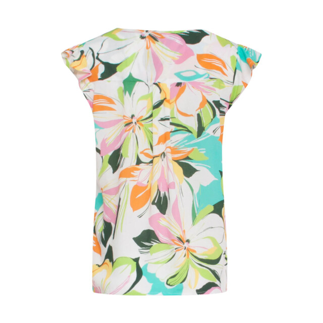 Smashed Lemon 24149 zomer top met bloemenprintlevendige en | 24149-010-998 large