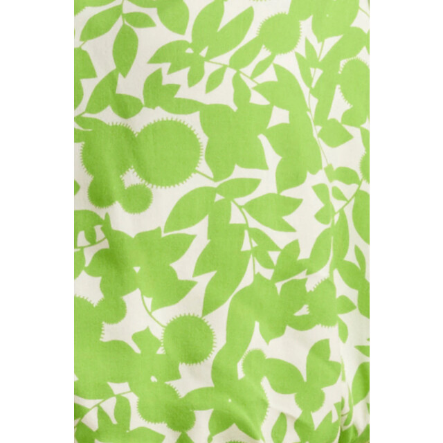 Smashed Lemon 24135 helder jurk met bladerprint | 24135-010-530 large