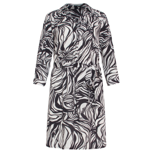 Smashed Lemon 24165 simple chic abstracte print jurk | 24165-720-999 large