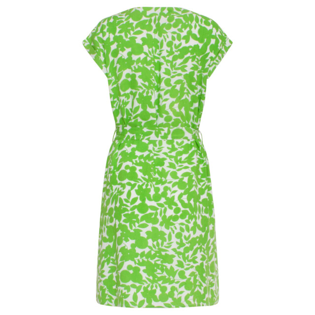 Smashed Lemon 24135 helder jurk met bladerprint | 24135-010-530 large