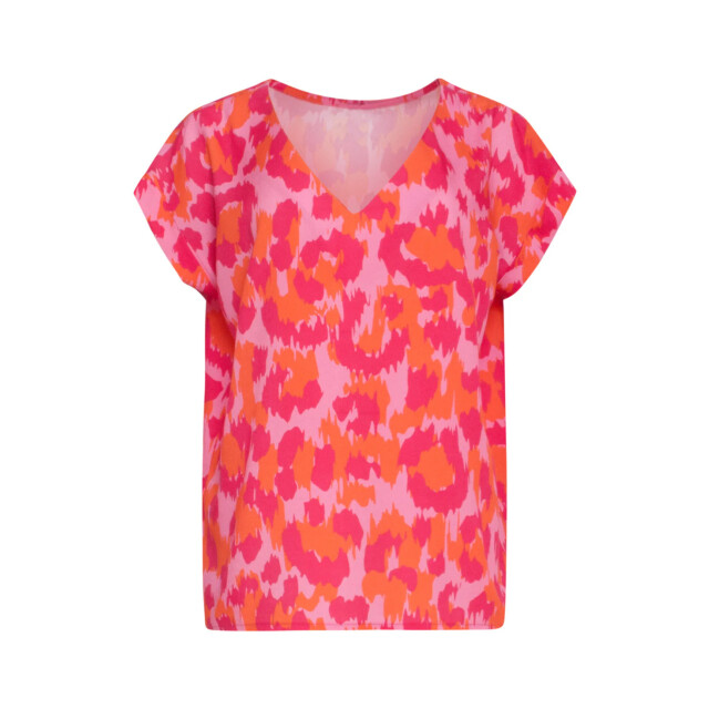 Smashed Lemon 24162 top met gedurfd cheetah patroonfuchsia | 24162-420-998 large