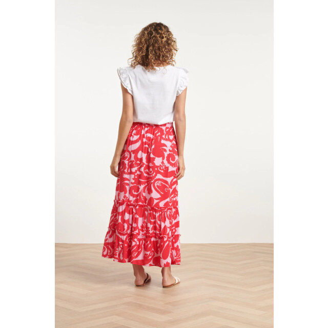 Smashed Lemon 24006 bloemen barok maxi rok | 24006-420-450 large