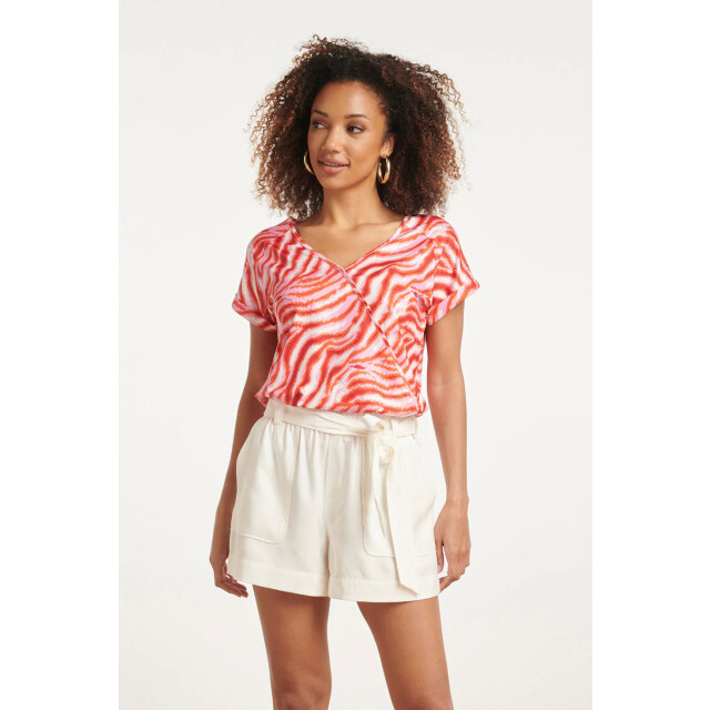Smashed Lemon 24009 zebra stretch top | 24009-420-450 large