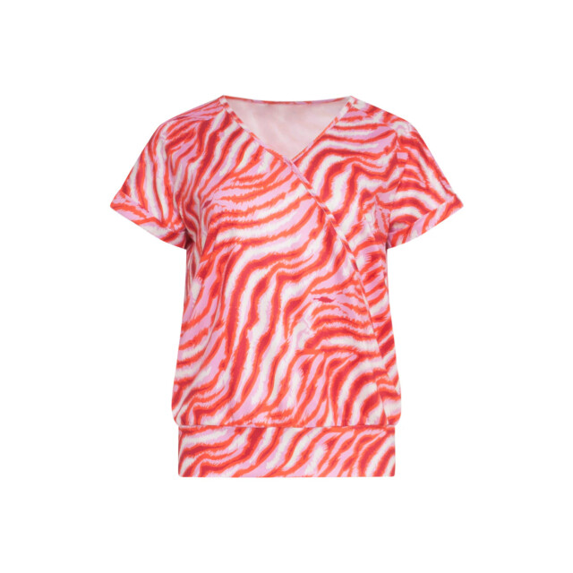 Smashed Lemon 24009 zebra stretch top | 24009-420-450 large