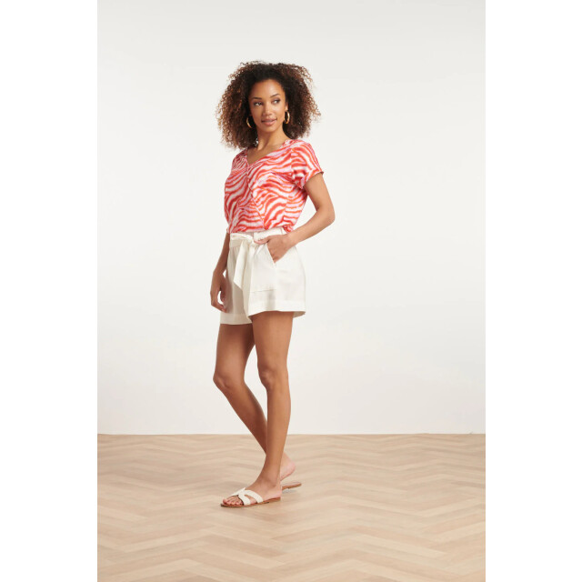 Smashed Lemon 24009 zebra stretch top | 24009-420-450 large