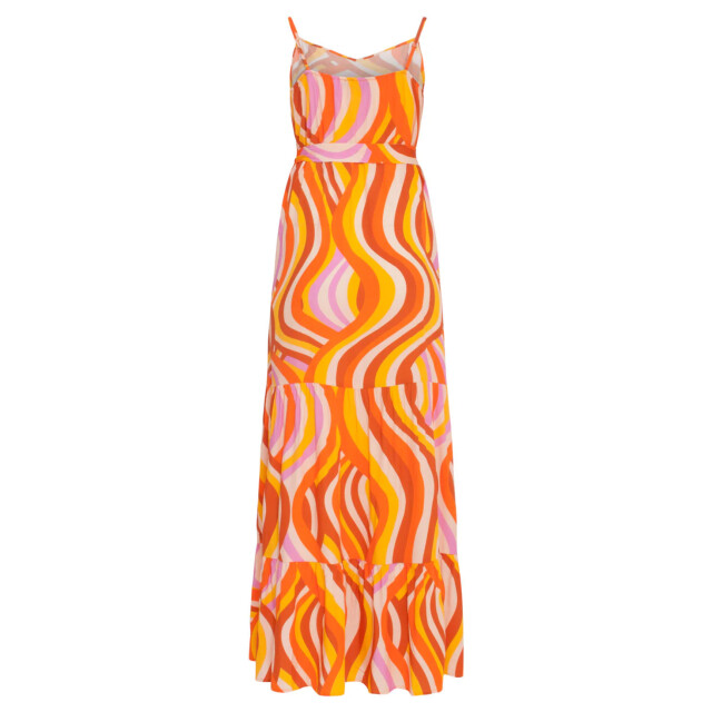 Smashed Lemon 24011 zomerse spaghetti jurk met retro print | 24011-250-998 large