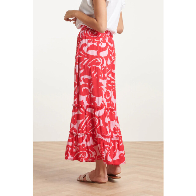 Smashed Lemon 24006 bloemen barok maxi rok | 24006-420-450 large