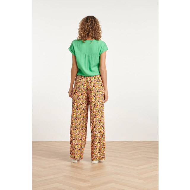 Smashed Lemon 24020 multi grafisch print broek | 24020-999-998 large