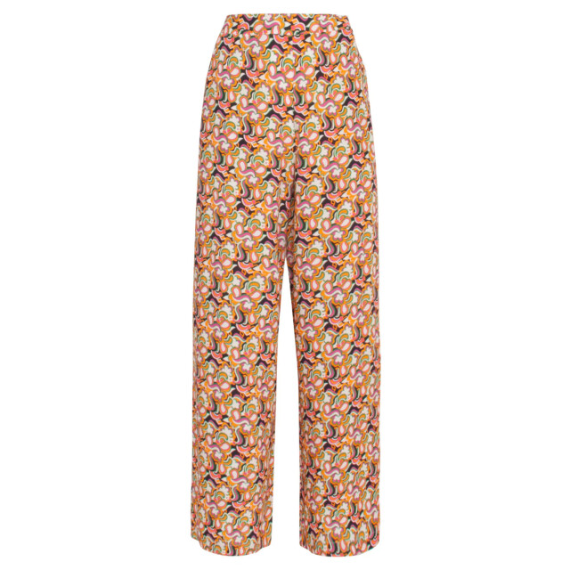 Smashed Lemon 24020 multi grafisch print broek | 24020-999-998 large