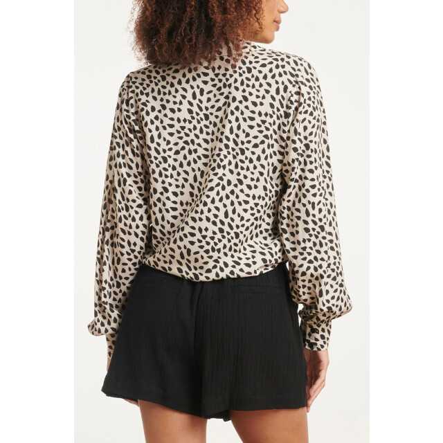 Smashed Lemon 24029 v-hals top met kraag | 24029-720-999 large