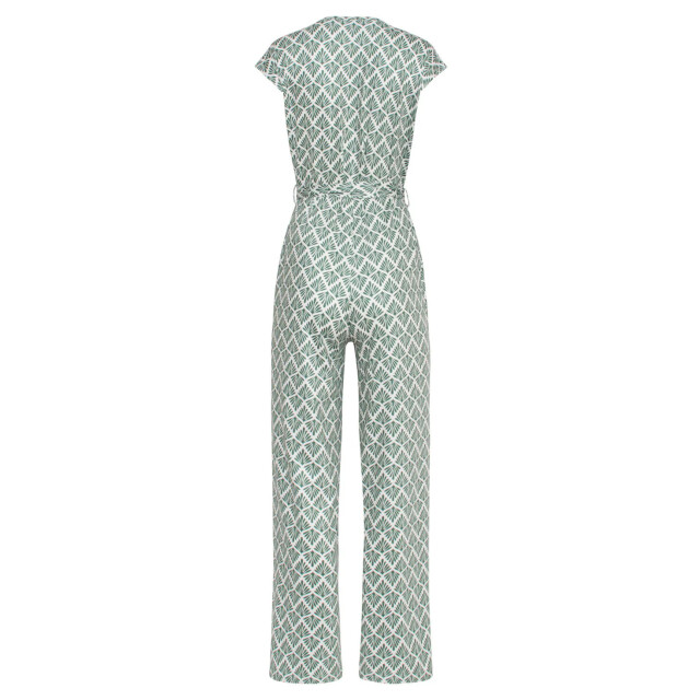 Smashed Lemon 24033 wikkelstijl jumpsuit met ornament print | 24033-550-010 large