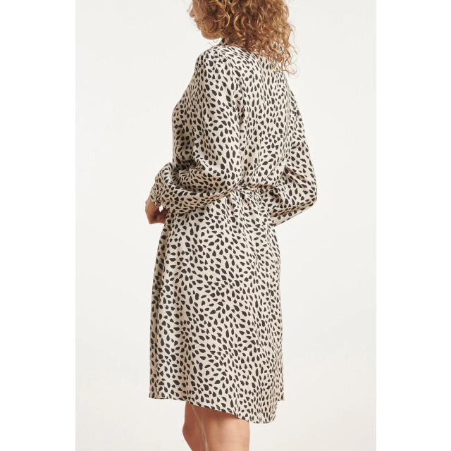 Smashed Lemon 24028 korte shirtdress met dierenprint | 24028-720-999 large