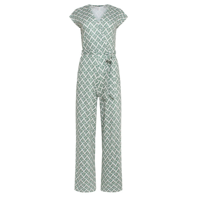 Smashed Lemon 24033 wikkelstijl jumpsuit met ornament print | 24033-550-010 large