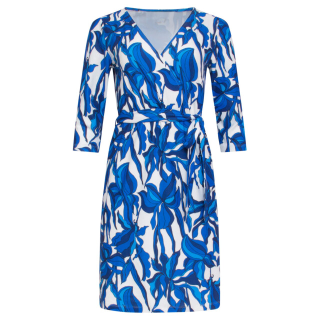 Smashed Lemon 24051 aansluitende wrap jurk met stretch | 24051-000-625 large