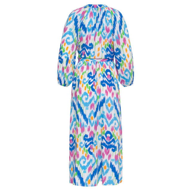 Smashed Lemon 24049 zomer maxi jurk met knopen | 24049-000-998 large
