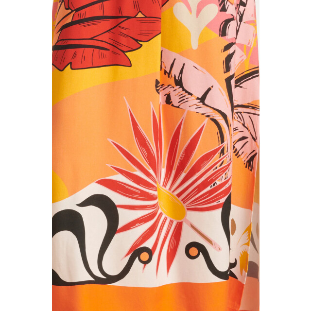 Smashed Lemon 24048 klassieke zomer maxi jurk | 24048-250-998 large