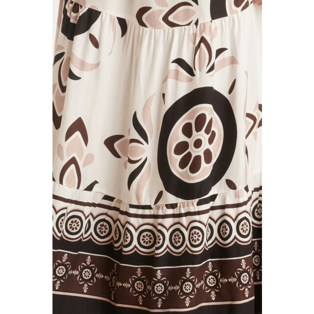 Smashed Lemon 24056 lang flowy broek met ornamentprint | 24056-000-720 large