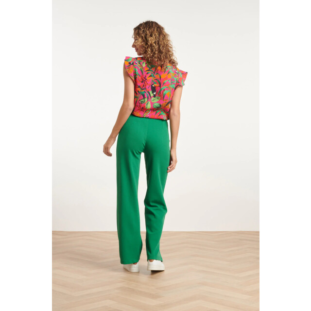 Smashed Lemon 24060 fuchsia zomer top met jungle print | 24060-445-998 large