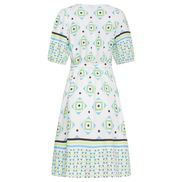 Smashed Lemon 24072 zomerjurk met korte pofmouwenv-hals | 24072-000-998 large