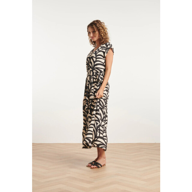Smashed Lemon 24073 maxi jurk met grafische print | 24073-999-720 large