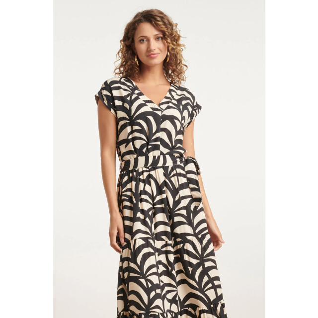 Smashed Lemon 24073 maxi jurk met grafische print | 24073-999-720 large