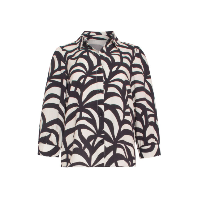Smashed Lemon 24074 e grafische blouse met 3/4 mouwen | 24074-999-720 large