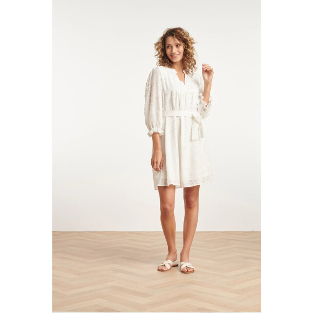 Smashed Lemon 24115 te jurk met 3d bloemenpatroon | 24115-000-M large