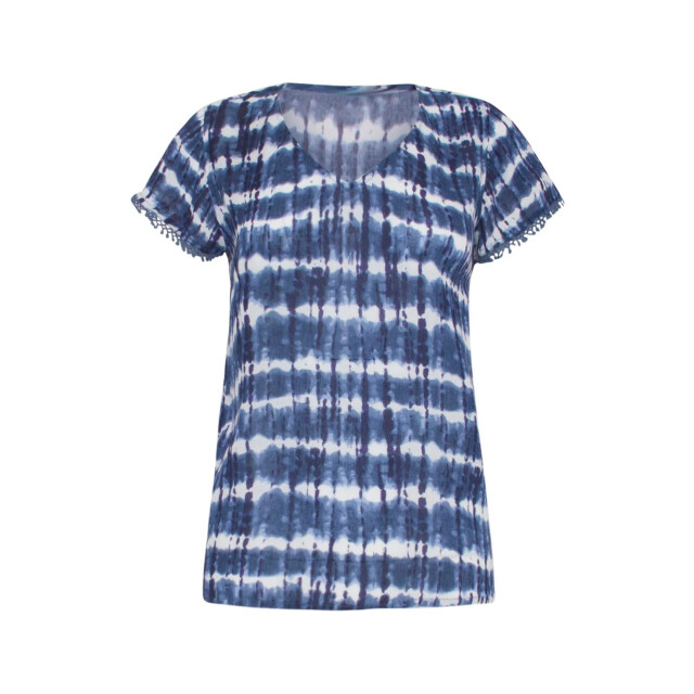 Smashed Lemon Tie dye short sleeve round neck top 23184-625-000 large