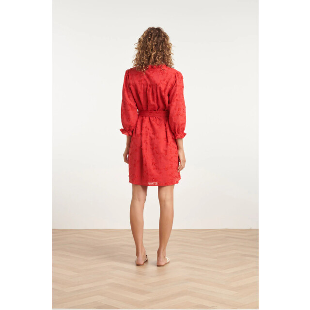 Smashed Lemon 24115 jurk met 3d bloemenpatroon | 24115-450-L large