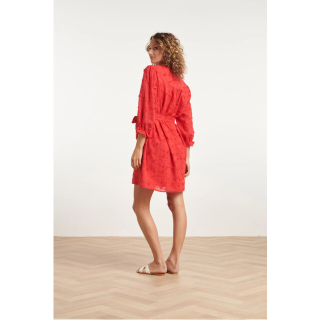 Smashed Lemon 24115 jurk met 3d bloemenpatroon | 24115-450-L large