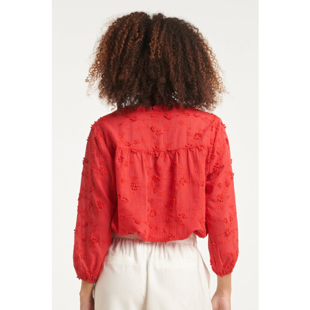 Smashed Lemon 24116 top met 3d bloemenpatroon | 24116-450-S large
