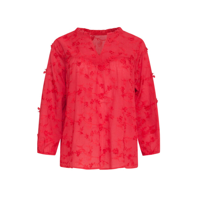 Smashed Lemon 24116 top met 3d bloemenpatroon | 24116-450-S large