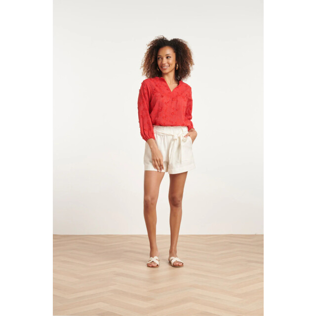 Smashed Lemon 24116 top met 3d bloemenpatroon | 24116-450-S large