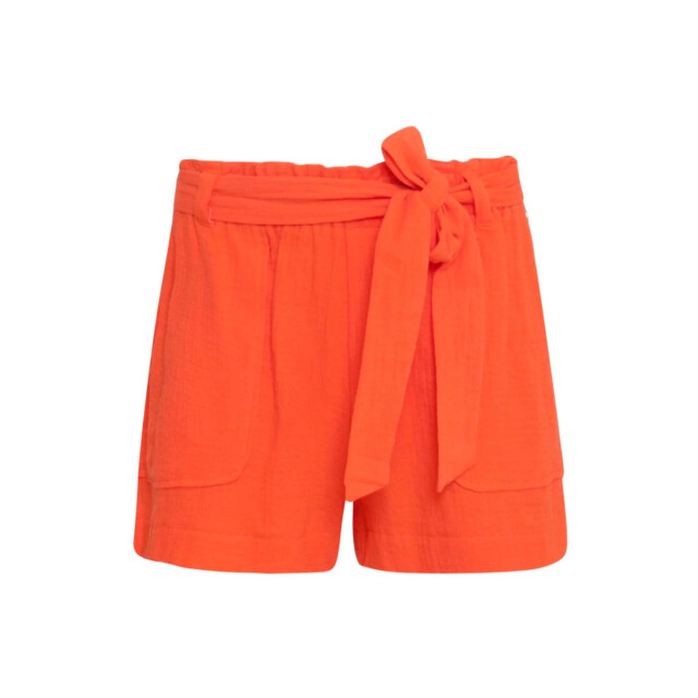 Smashed Lemon 23353-250 stijlvolle zomerbroek met riem 100% katoen | 23353-250-XXL large