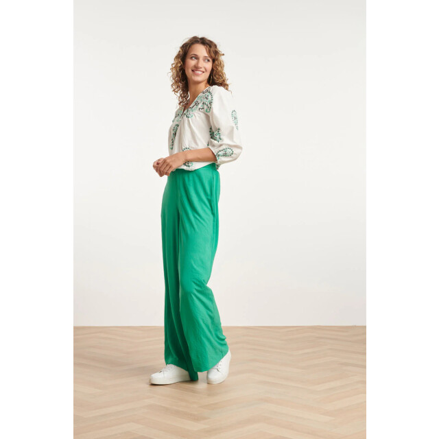 Smashed Lemon 24088 losvallende wijde broek met elastische achterkantkoud | 24088-530-XS large