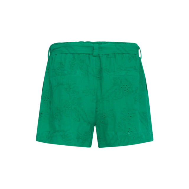 Smashed Lemon 24111 bloemen geborduurde shorts emerald | 24111-530-XS large