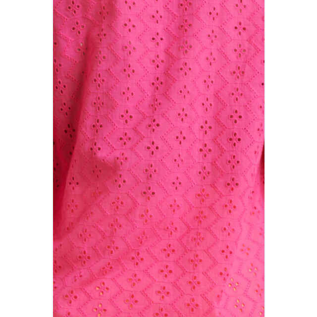 Smashed Lemon 24097 fuchsia brie anglaise kort jurkje | 24097-445-XXL large