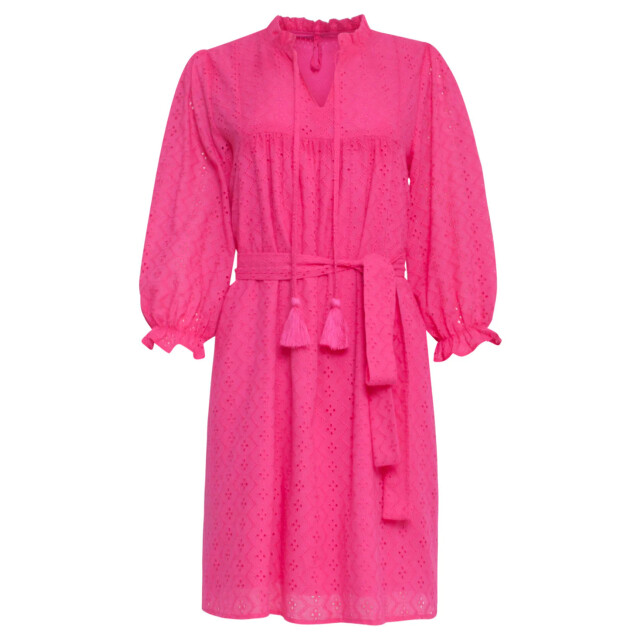 Smashed Lemon 24097 fuchsia brie anglaise kort jurkje | 24097-445-XXL large