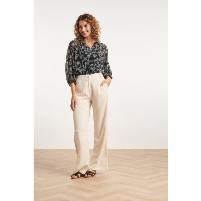 Smashed Lemon 24085 lange broek met ritsriemlussen | 24085-720-XXL large