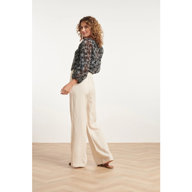 Smashed Lemon 24085 lange broek met ritsriemlussen | 24085-720-XXL large
