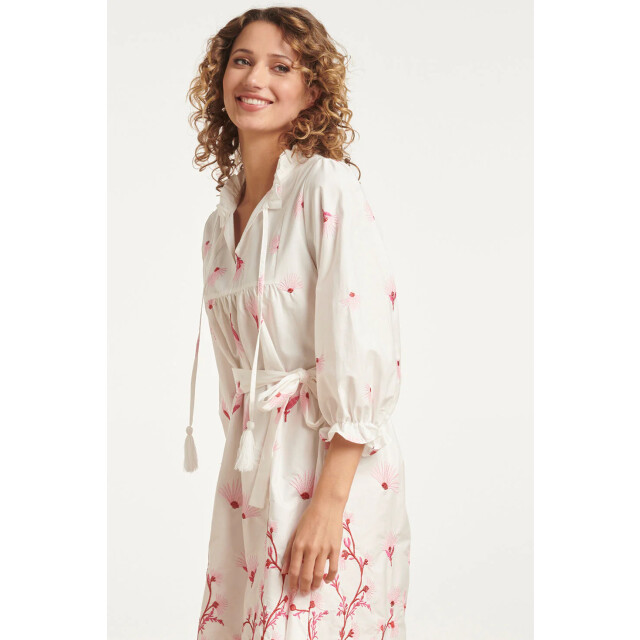 Smashed Lemon 24081 geborduurde te jurk met bloemmotief | 24081-000-420 large